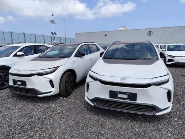 Toyota BZ4X in Djibouti warehouse